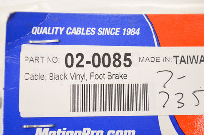 Motion Pro 02-0085 Foot Brake Cable NOS