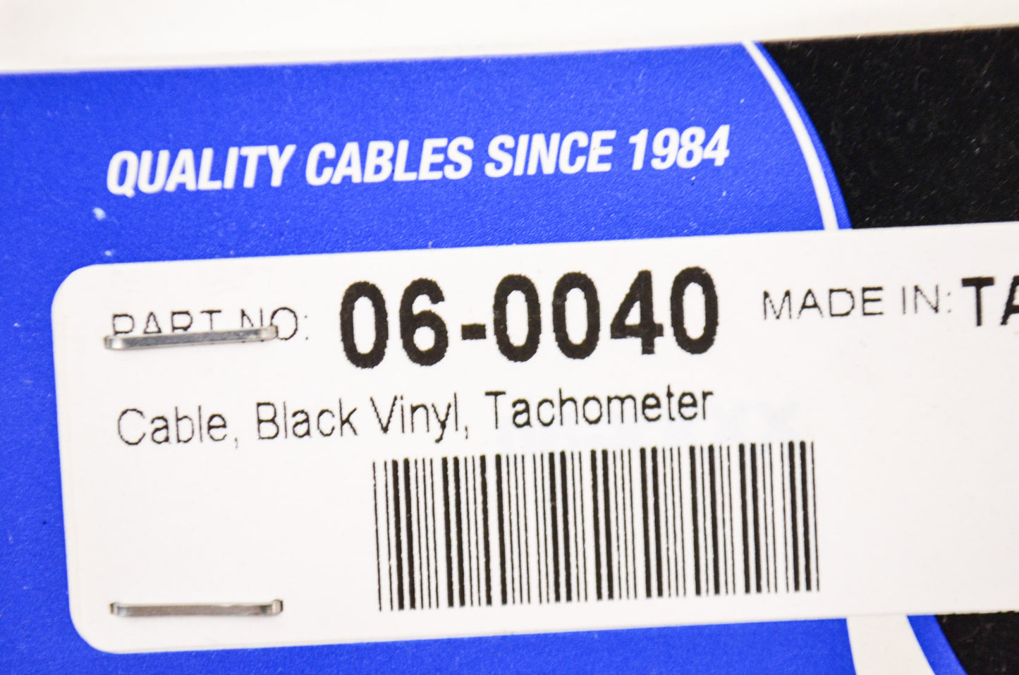 Biker's Choice 06-0040 Tachometer Cable NOS