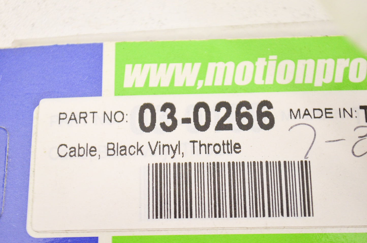 Motion Pro 03-0266 Throttle Cable NOS
