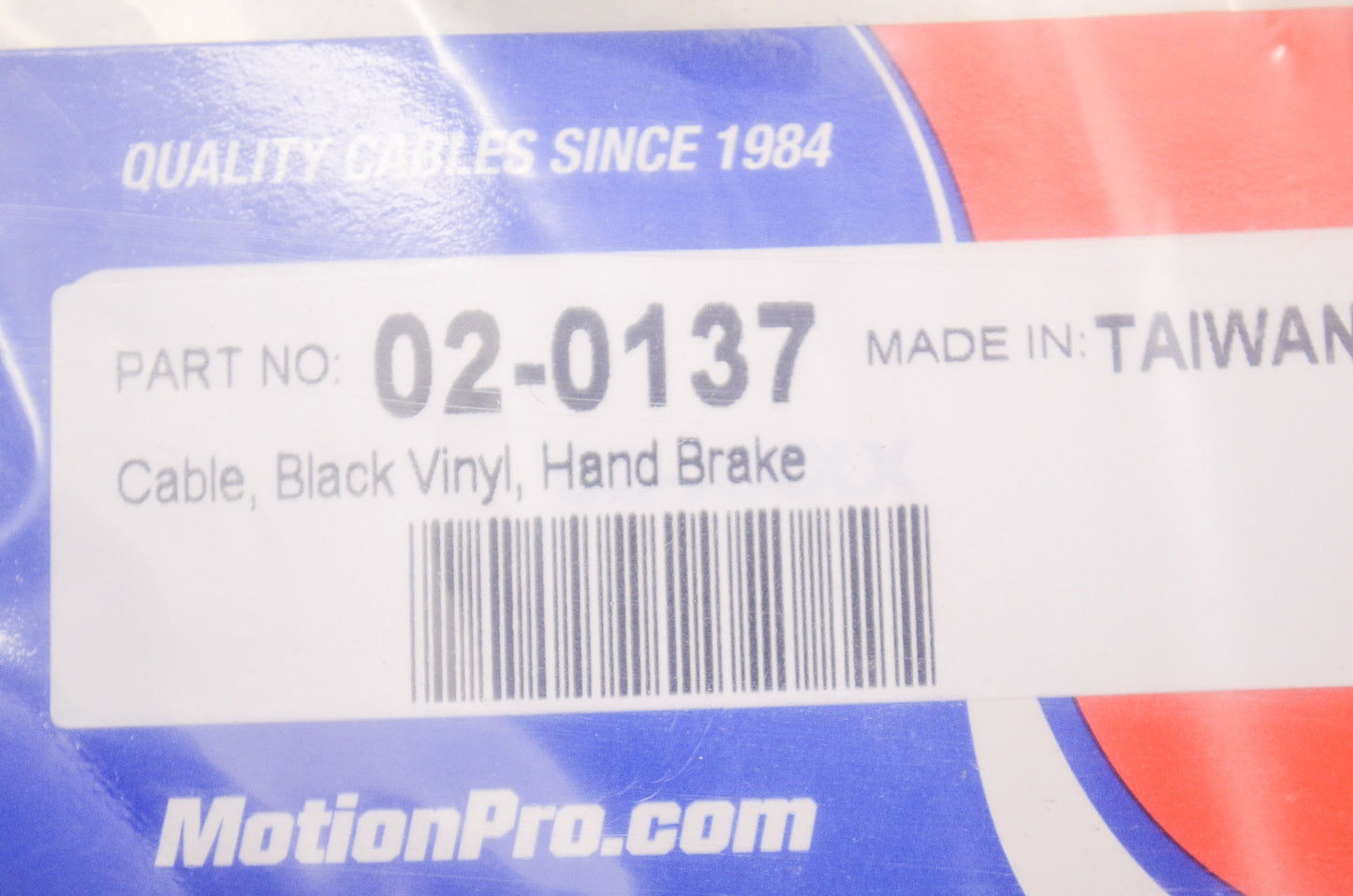 New Motion Pro Foot Brake Cable NOS