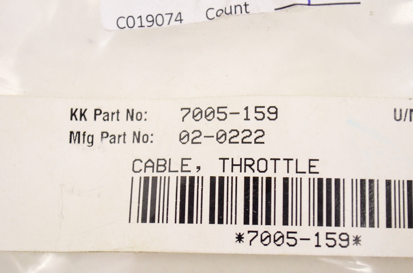 Motion Pro 02-0222 Throttle Cable NOS