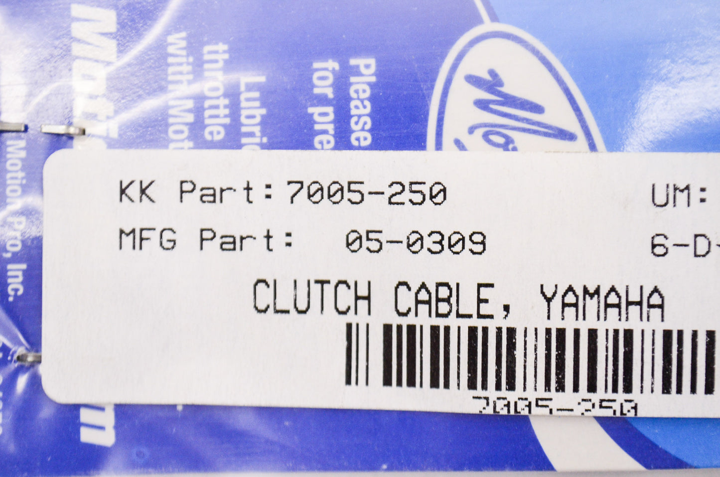 New Motion Pro Clutch Cable NOS