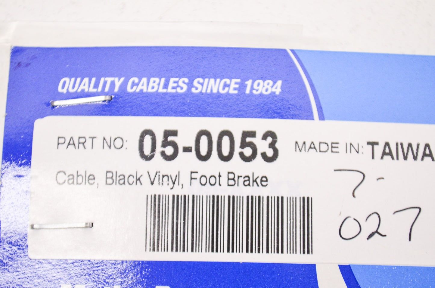 Motion Pro 05-0053 Foot Brake Cable NOS