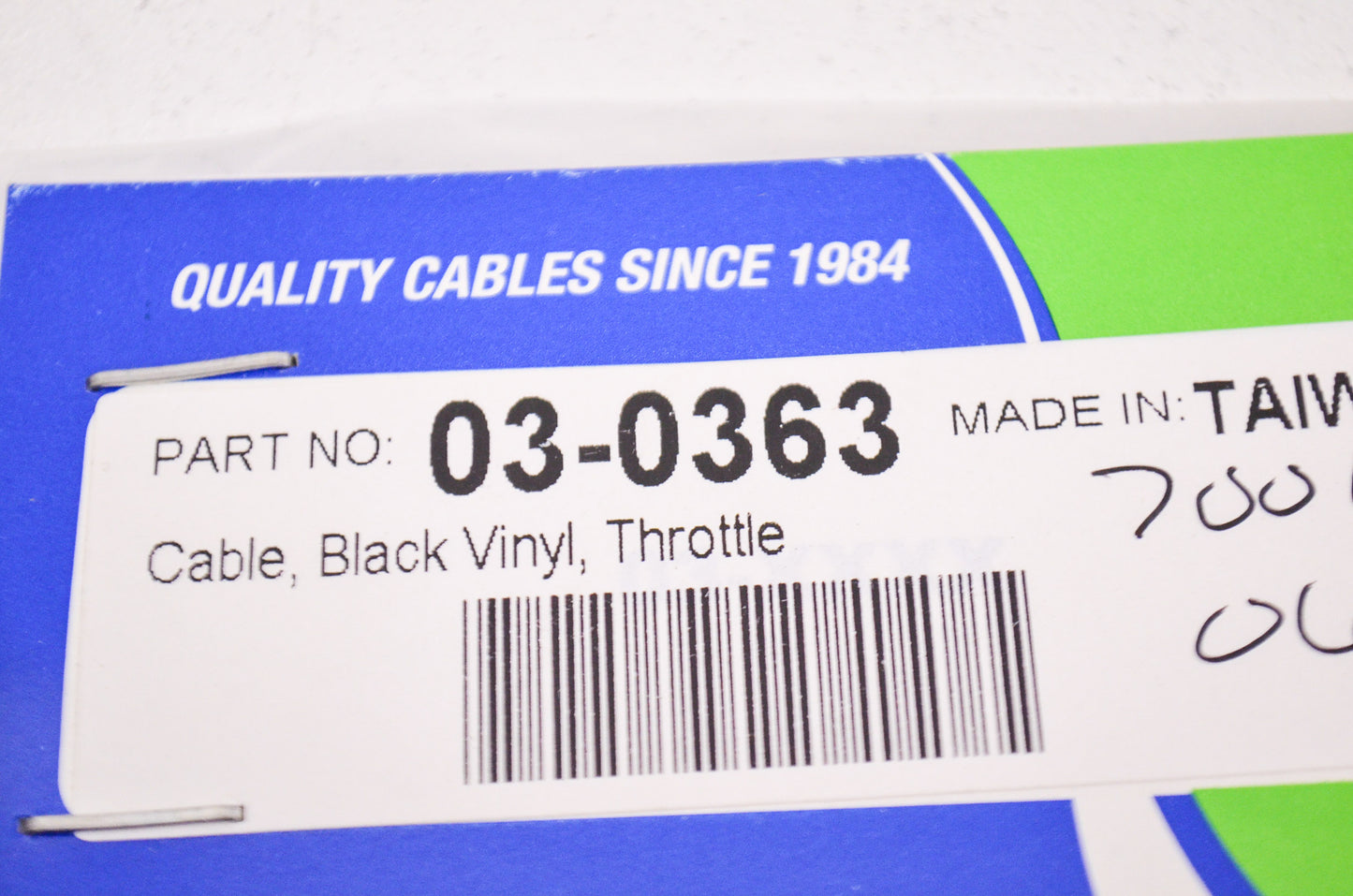 New Motion Pro Throttle Cable NOS