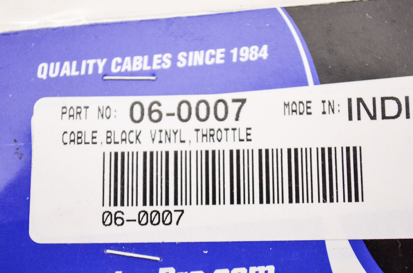 Motion Pro 06-0007 Throttle Cable NOS