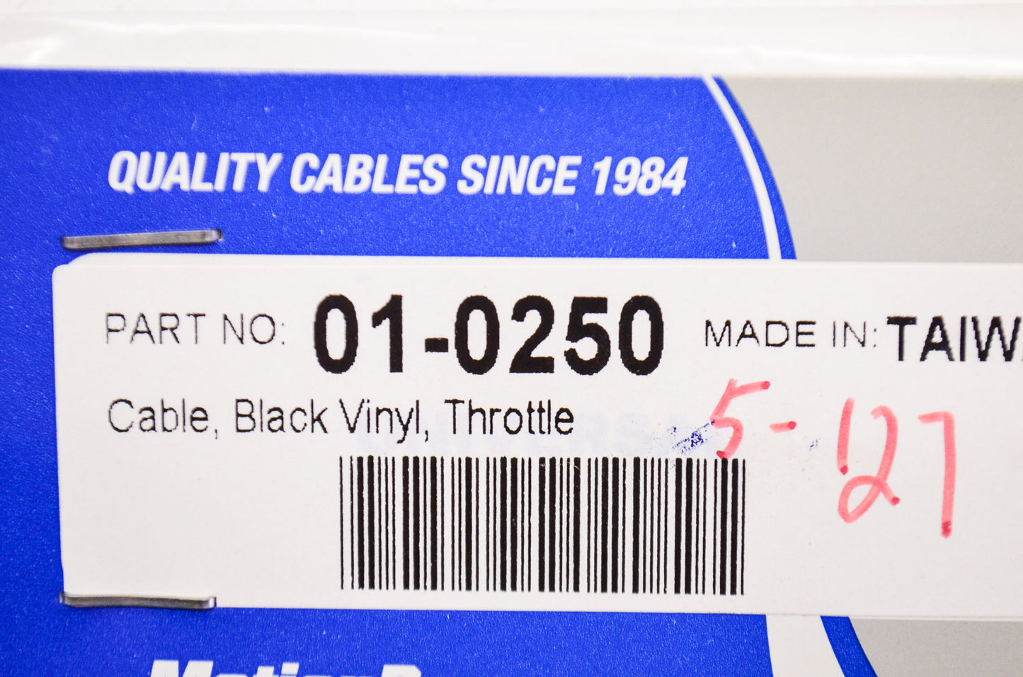 Motion Pro 01-0250 Throttle Cable NOS
