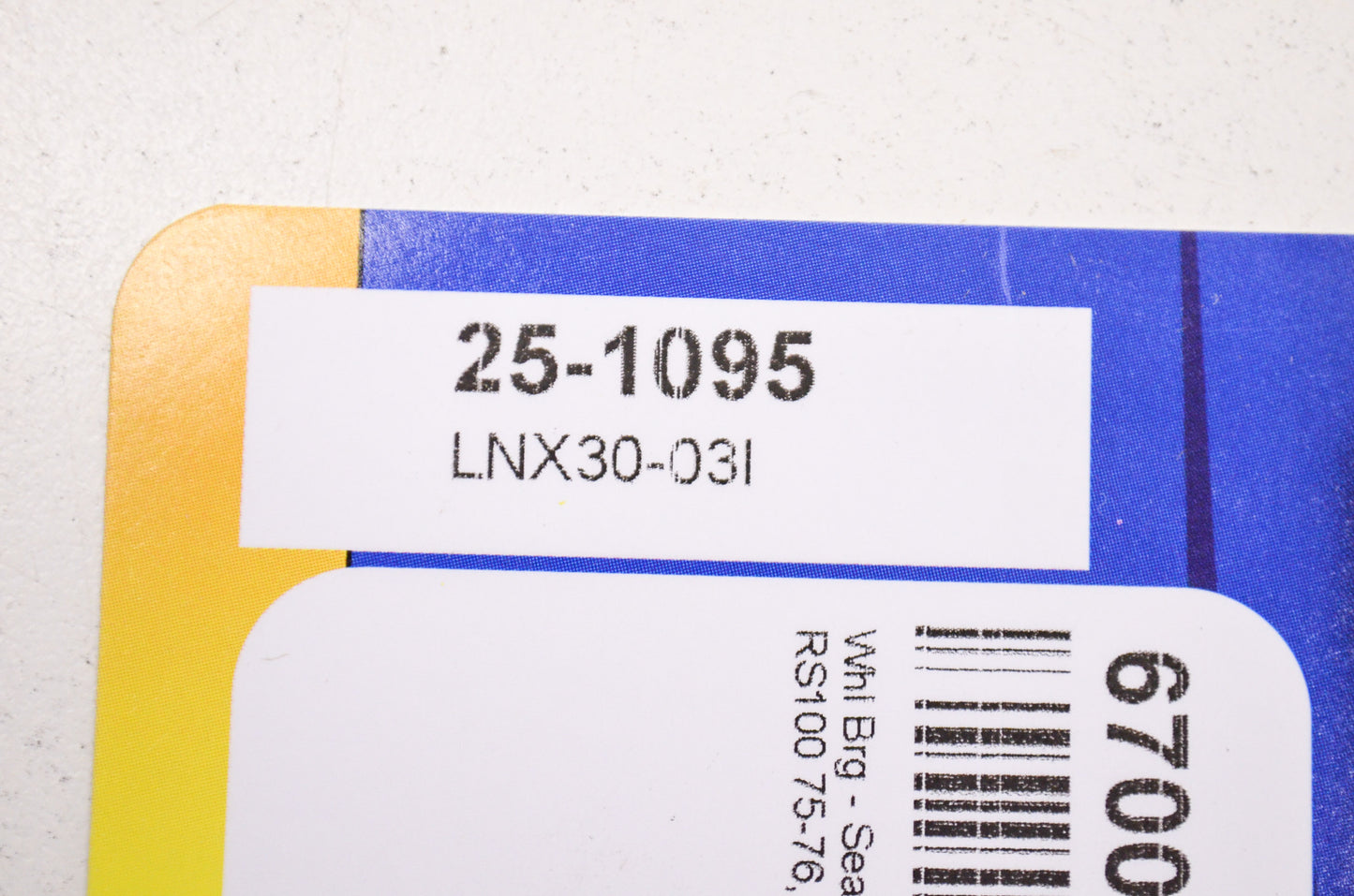 New All Balls Wheel Bearing Seal Kit NOS