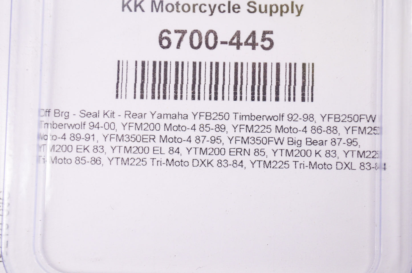 Differential Bearing Seal Kit NOS