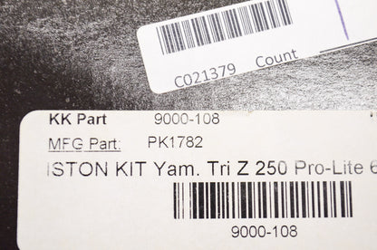 Wiseco PK1782 Top End Kit 69mm Yamaha Tri Z 250 NOS