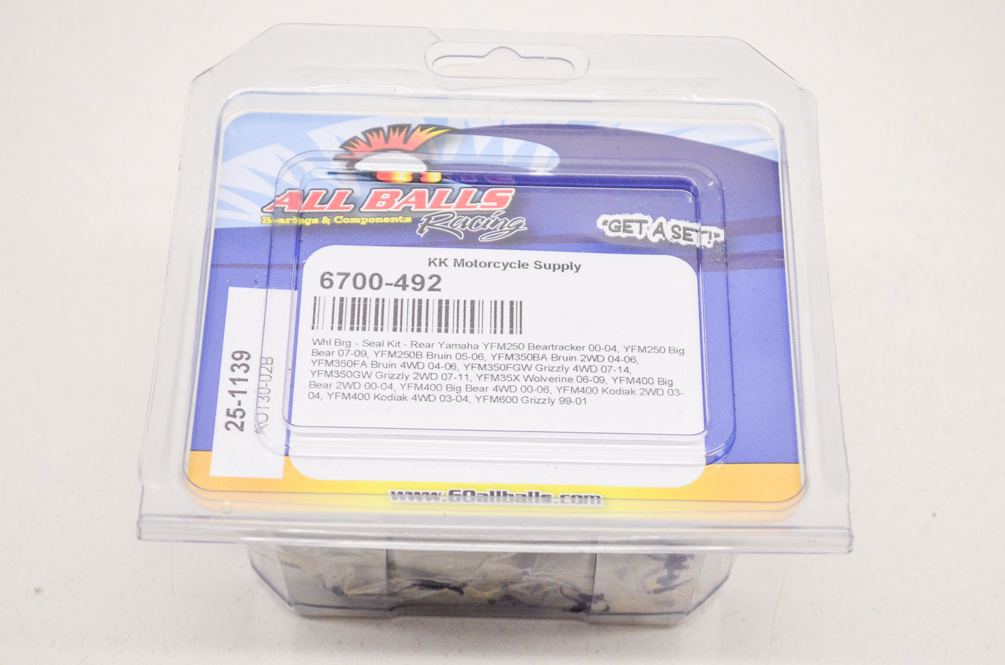 All Balls 25-1139 Wheel Bearing Seal Kit NOS