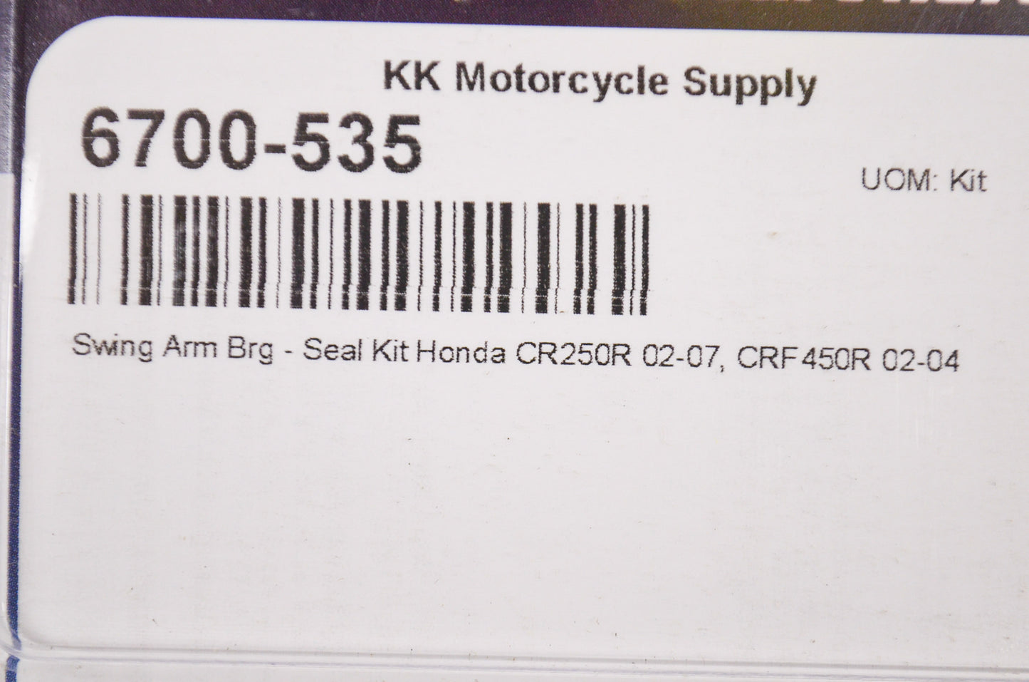 New All Balls Swing Arm Bearing Seal Kit NOS
