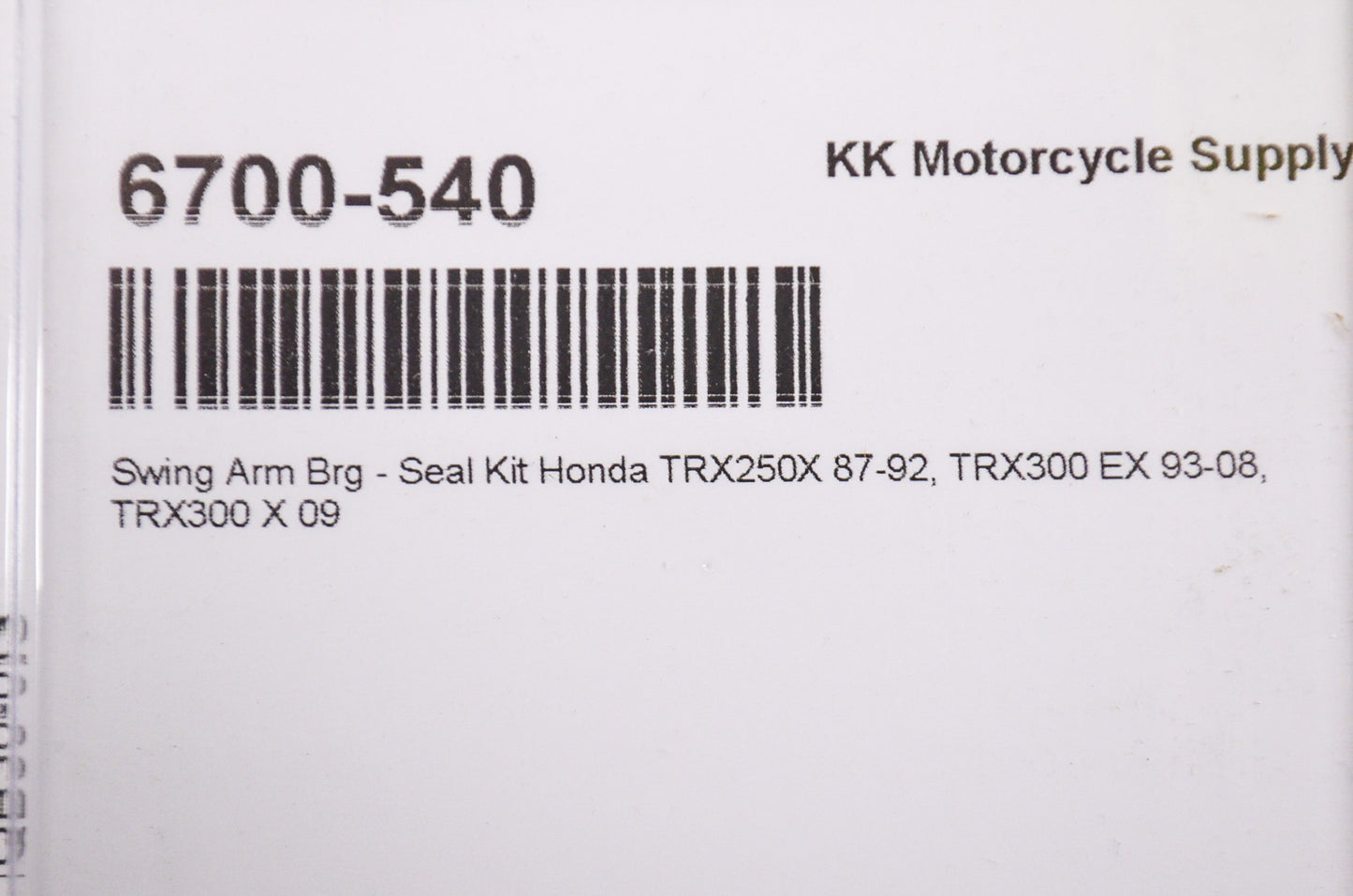 New All Balls Swing Arm Bearing Seal Kit NOS