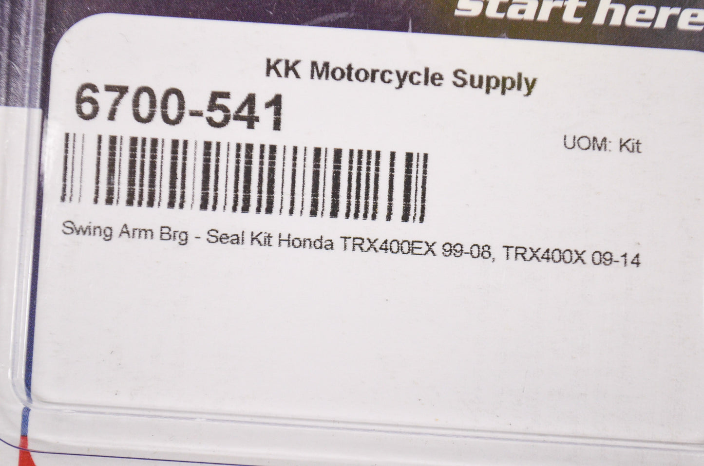 New All Balls Swing Arm Bearing Seal Kit NOS