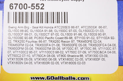 All Balls 28-1055 Swing Arm Bearing Seal Kit NOS