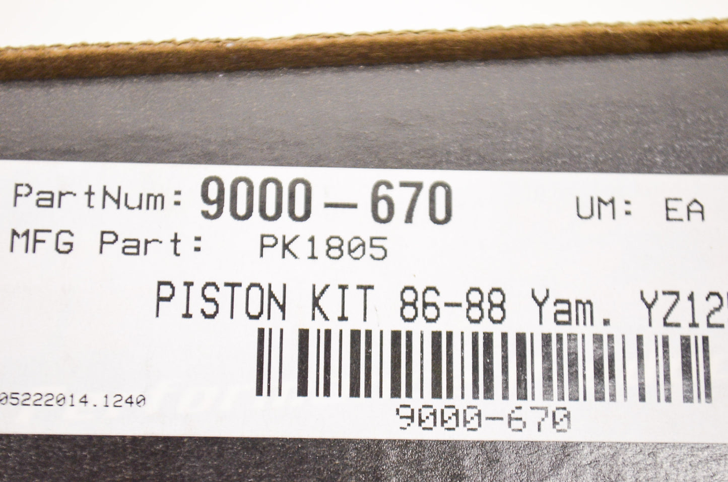 New Wiseco Forged Piston Kit 56.5mm 86-88 Yamaha YZ125