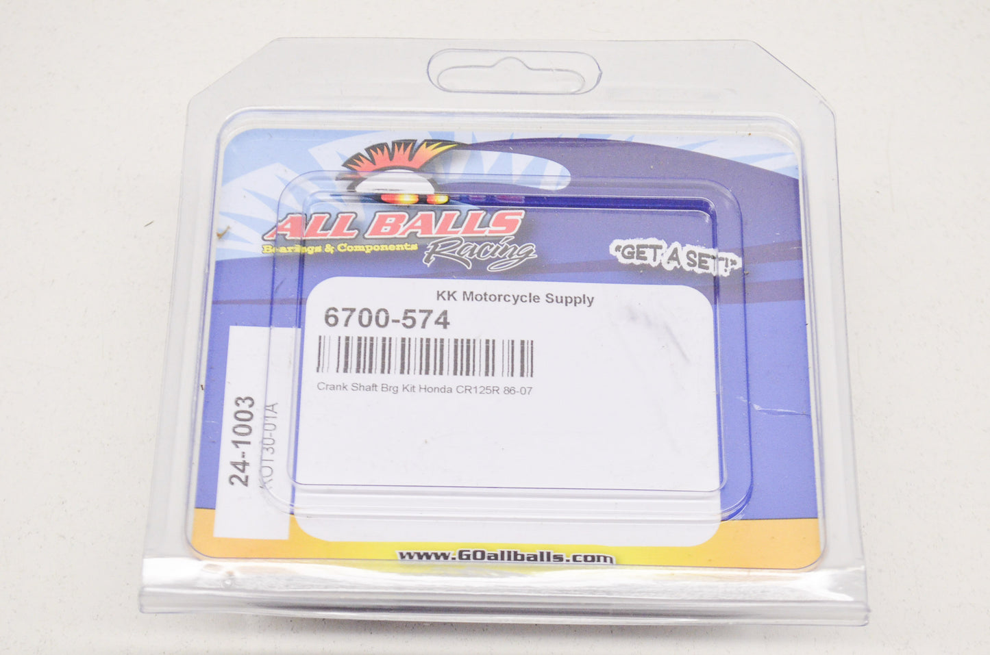 All Balls 24-1003 Crank Shaft Bearing Kit NOS