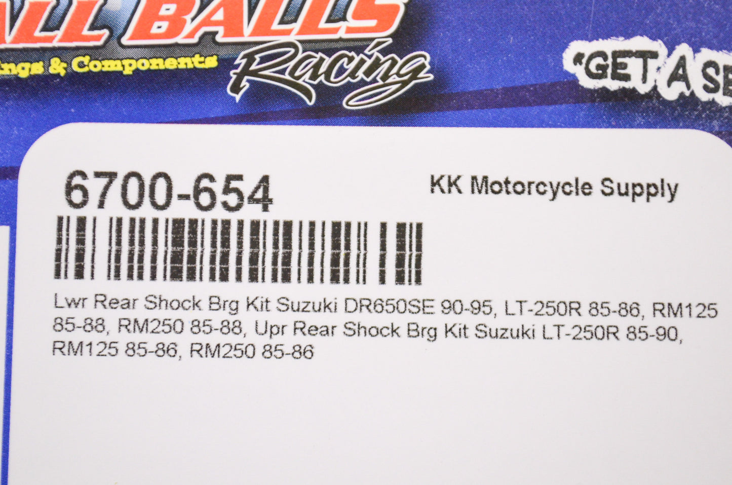 New All Balls Lower Rear Shock Bearing Kit NOS