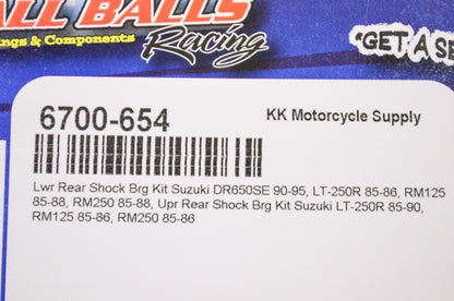 New All Balls Lower Rear Shock Bearing Kit NOS