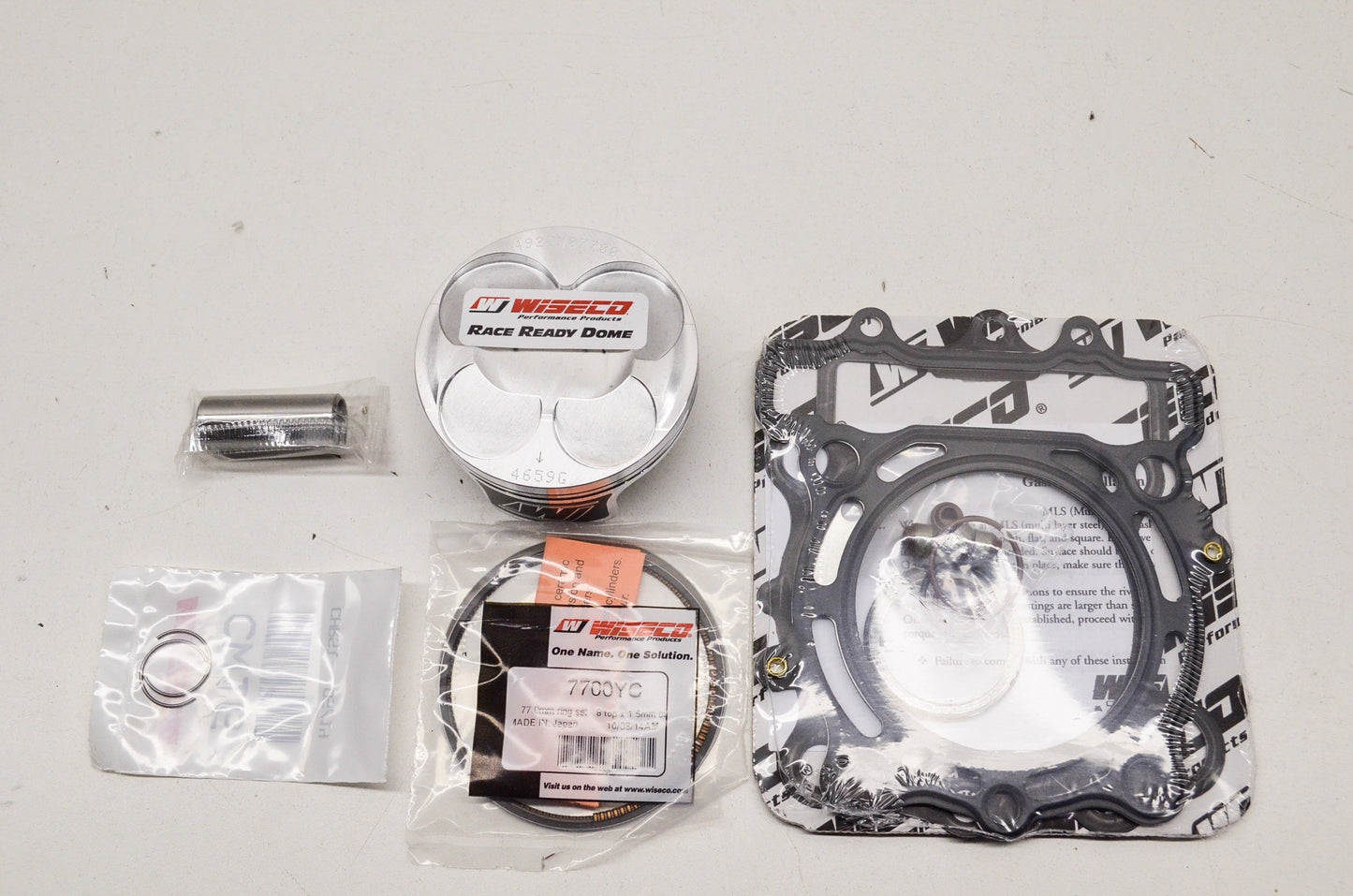 New Wiseco Forged Piston Kit 77mm 09 Kawasaki KX250F