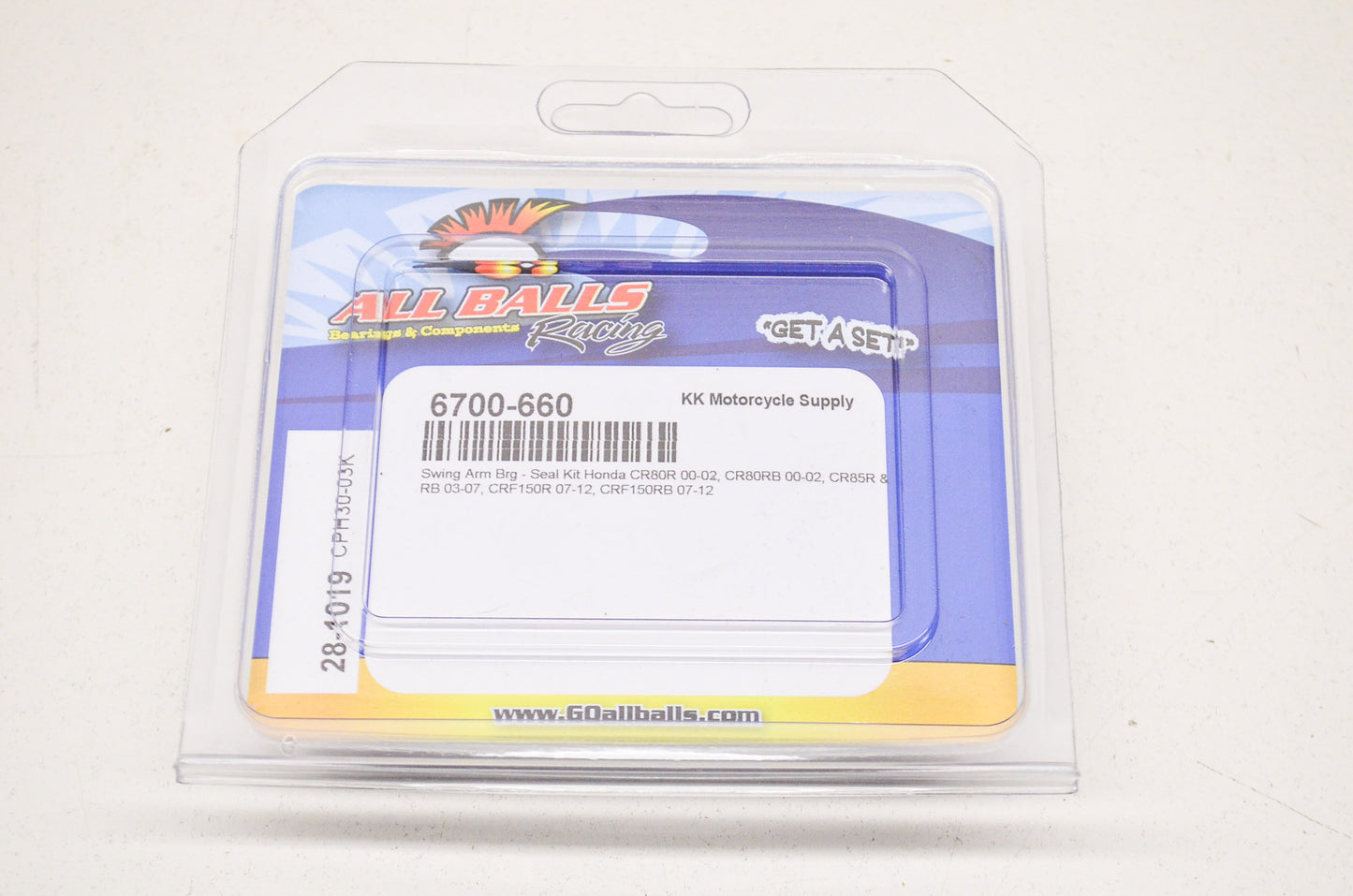 New All Balls Swing Arm Bearing Seal Kit NOS