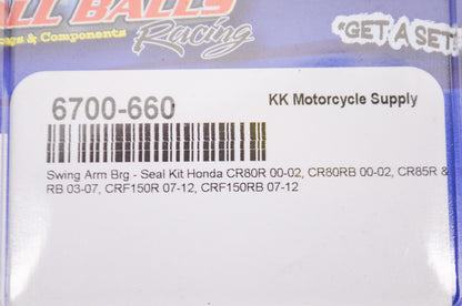 New All Balls Swing Arm Bearing Seal Kit NOS