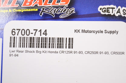 New All Balls Lower Rear Shock Bearing Kit NOS