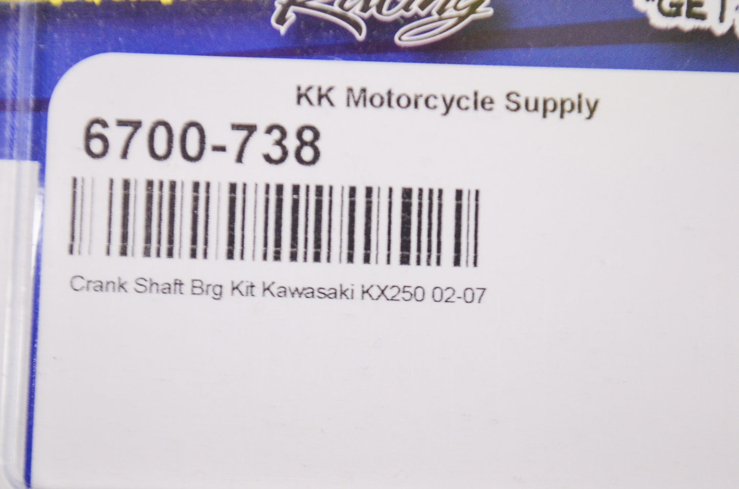 Crank Shaft Bearing Kit NOS