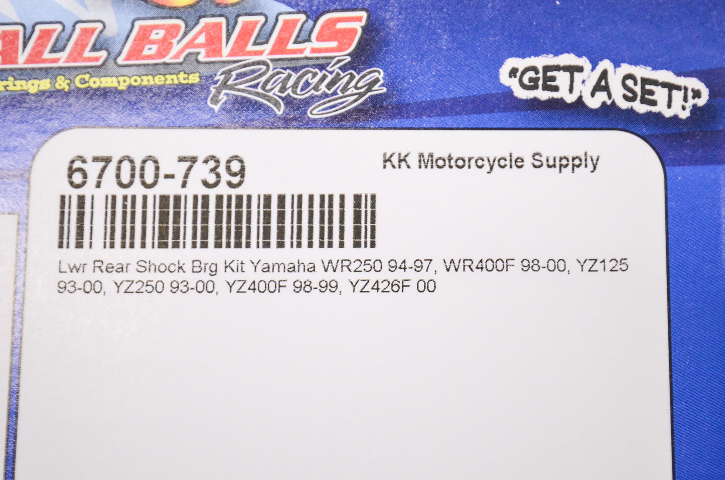 MSR 29-5016, 6700-739 Lower Rear Shock Bearing Kit NOS