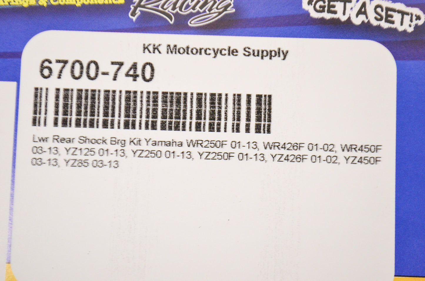 New All Balls Lower Rear Shock Bearing Kit NOS