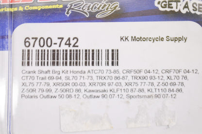 New All Balls Crank Shaft Bearing Kit NOS