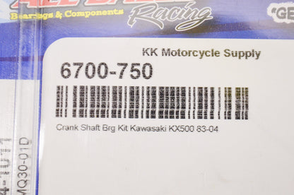 All Balls 24-1011, 6700-750 Crank Shaft Bearing Kit NOS