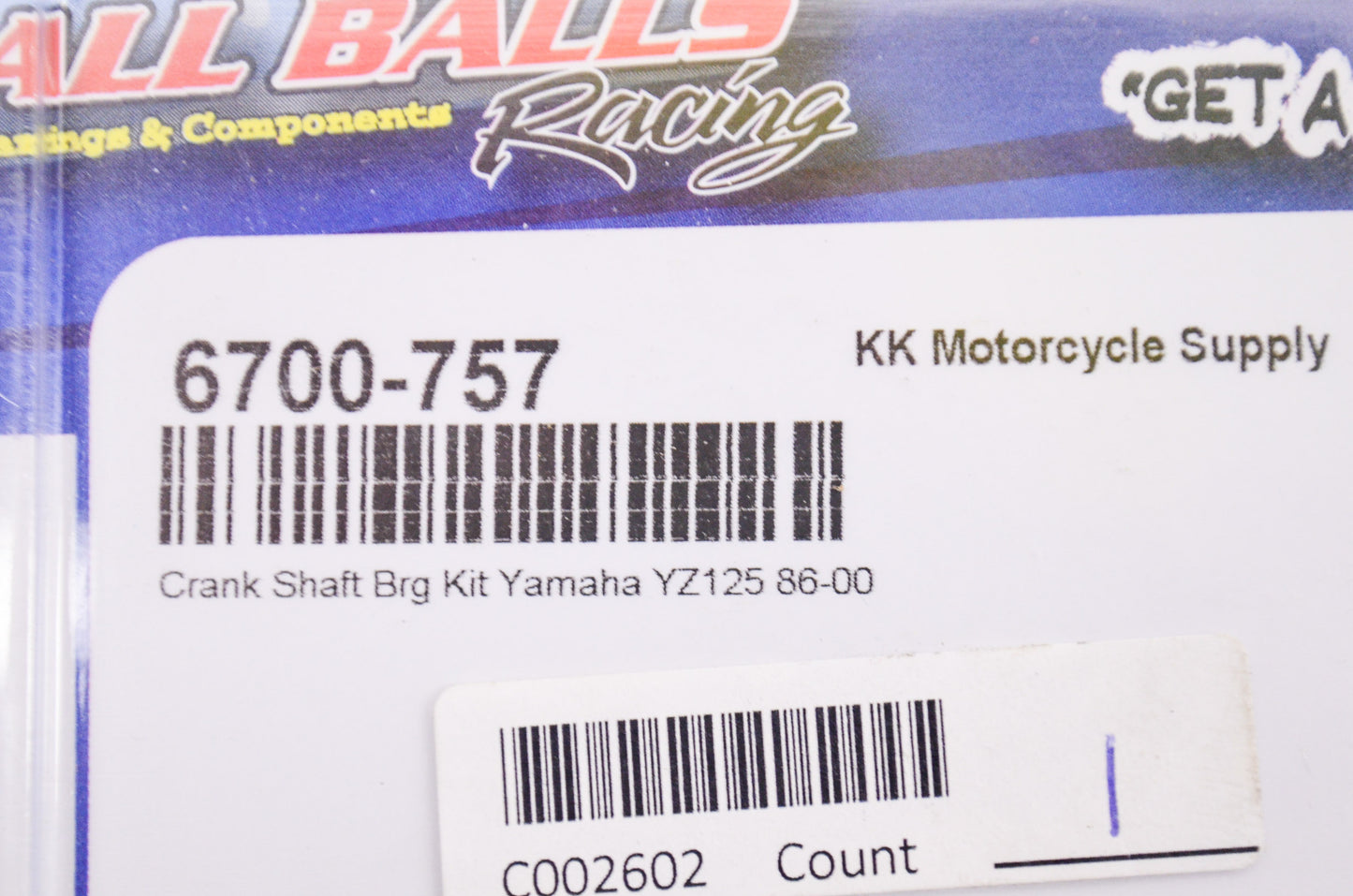 Crank Shaft Bearing Kit NOS