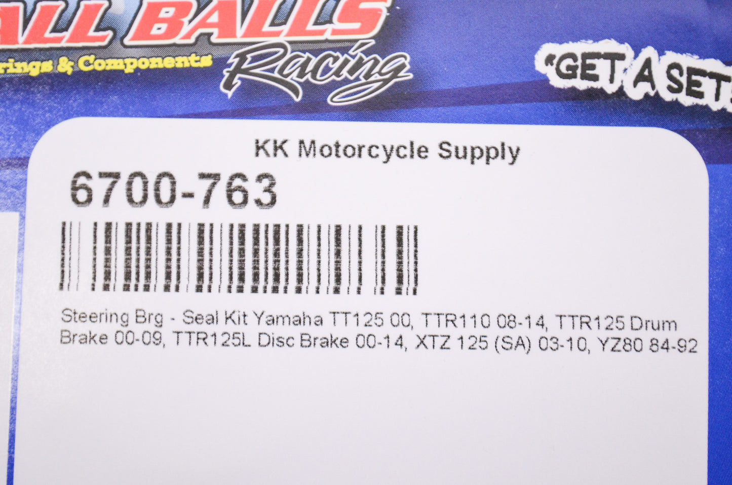 New All Balls Steering Bearing Seal Kit NOS