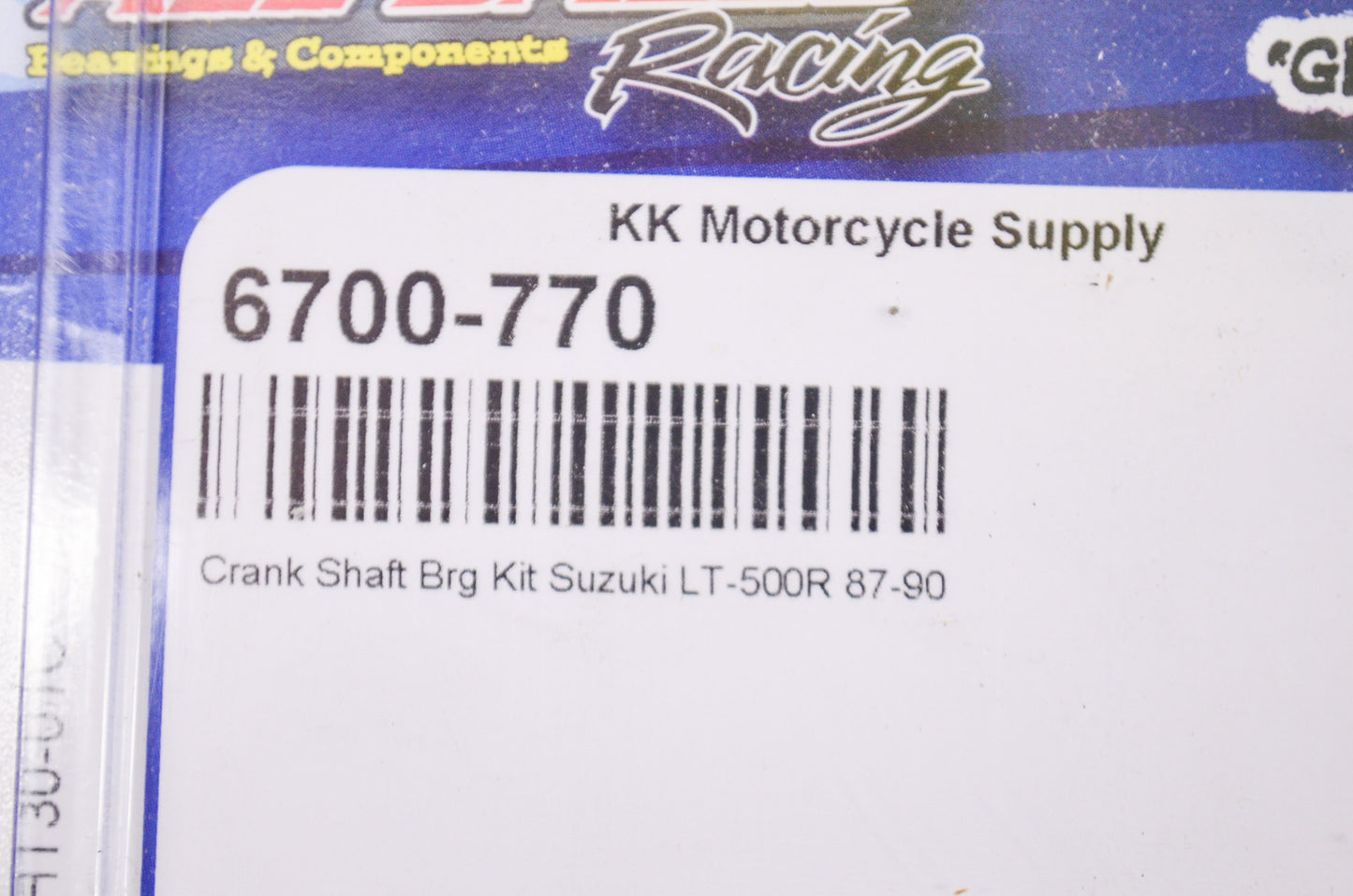 Crank Shaft Bearing Kit NOS
