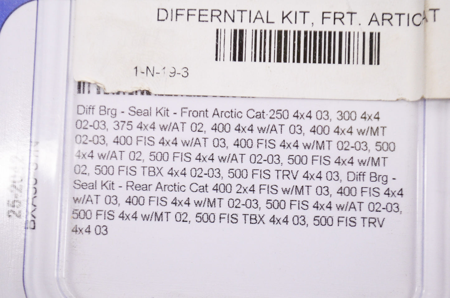 New All Balls Differential Bearing Seal Kit NOS