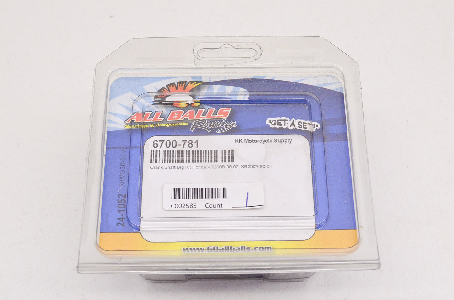 New All Balls Crank Shaft Bearing Kit NOS