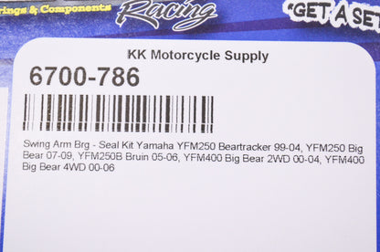 QuadBoss 28-1084, 6700-786 Swing Arm Bearing Seal Kit NOS
