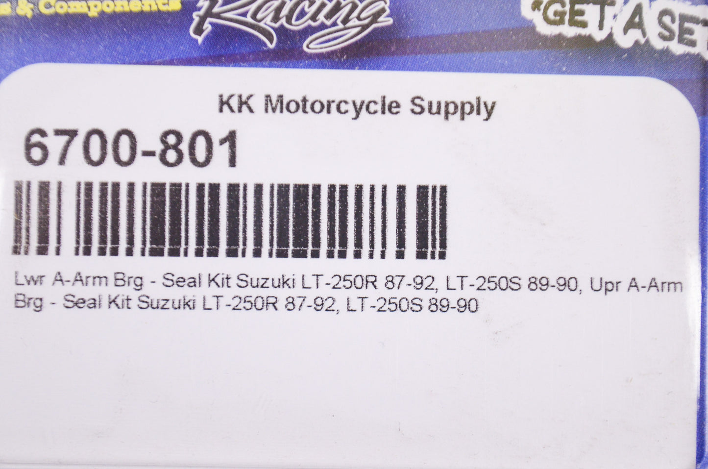 A-Arm Bearing Seal Kit NOS
