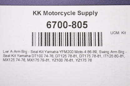 Bearing Seal Kit NOS
