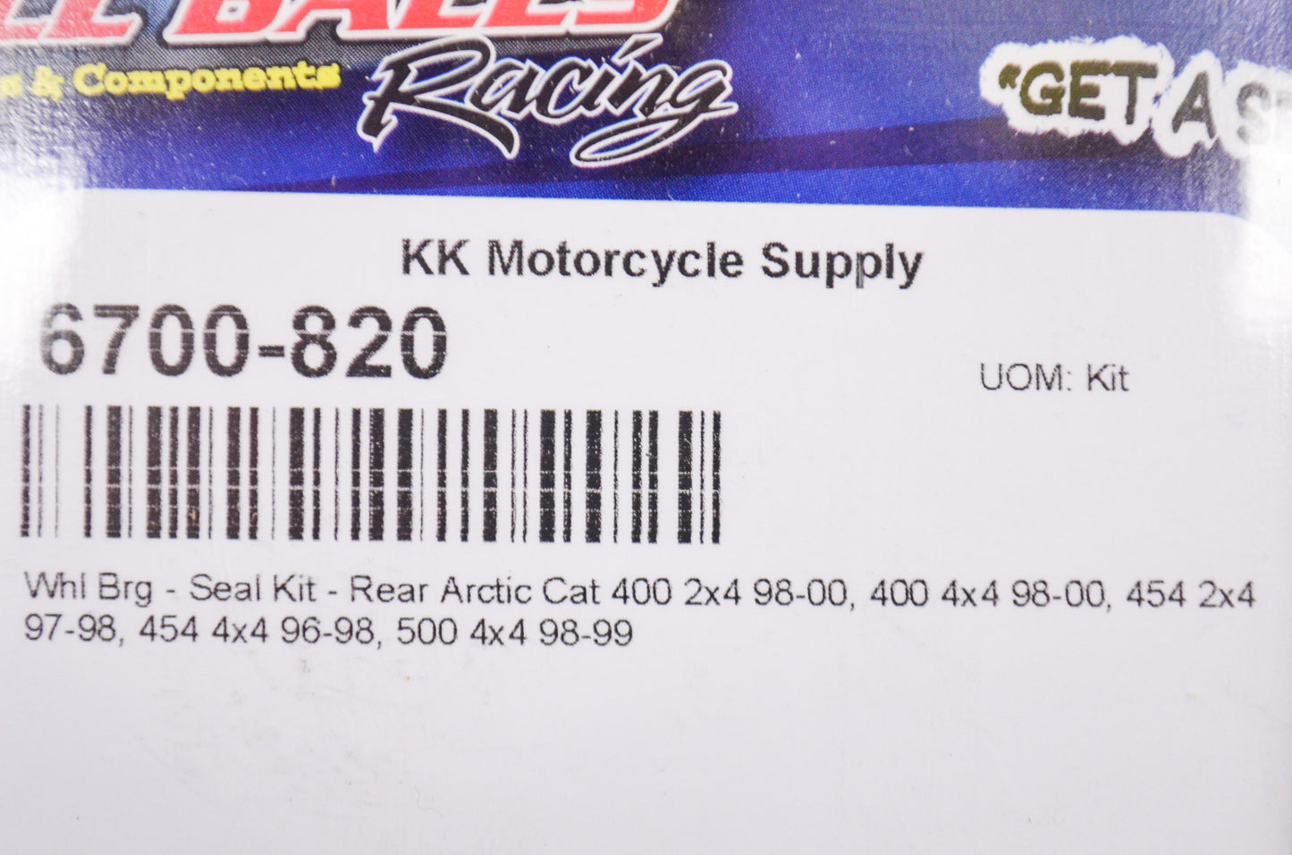 New All Balls Wheel Bearing Seal Kit NOS