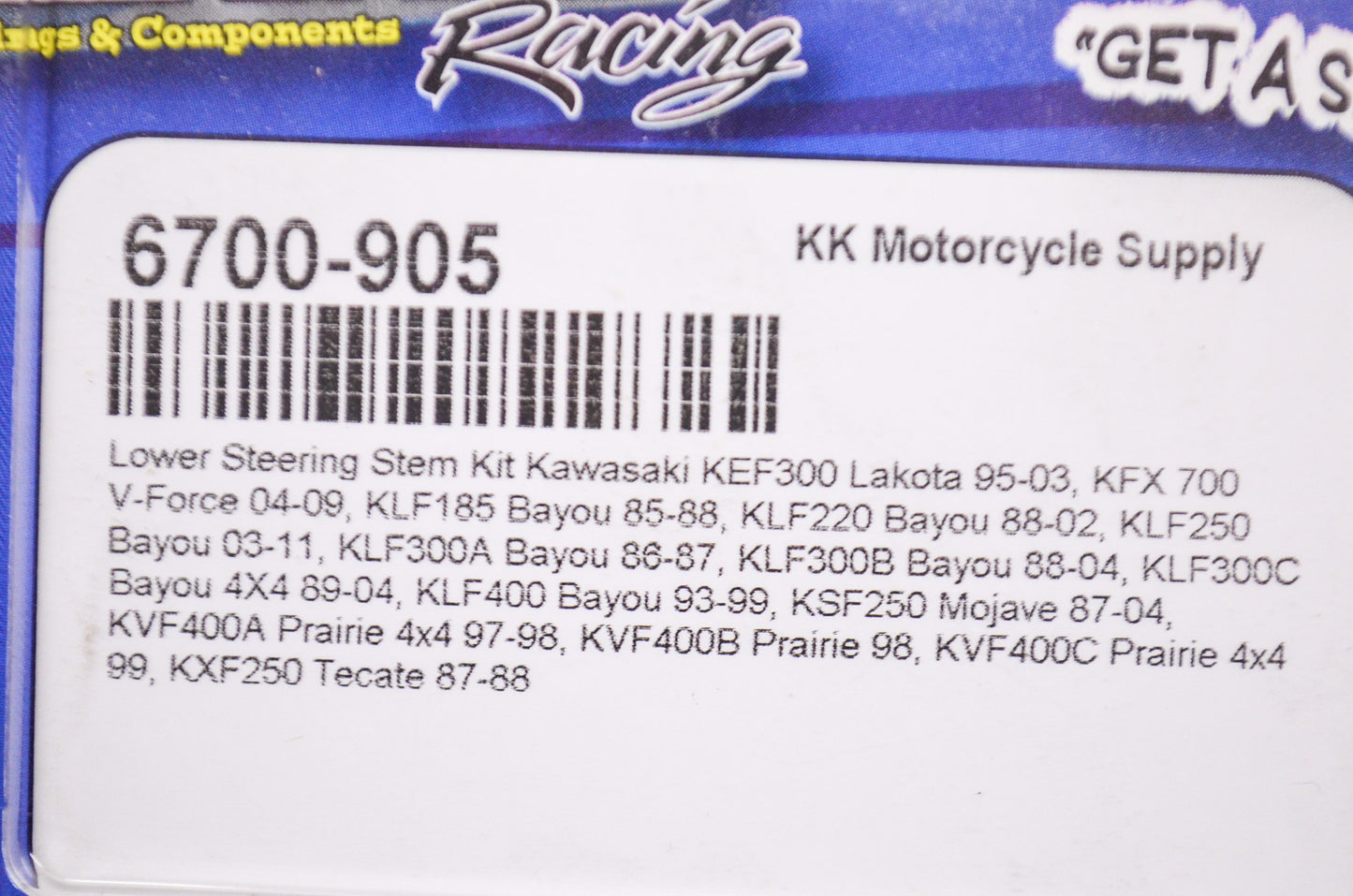 Lower Steering Stem Kit NOS
