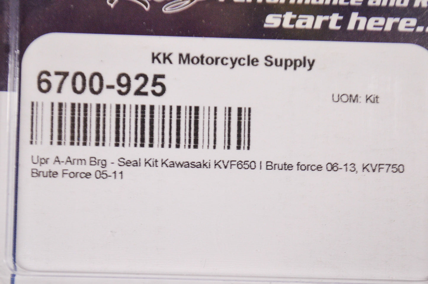 Upper A-Arm Bearing Seal Kit NOS