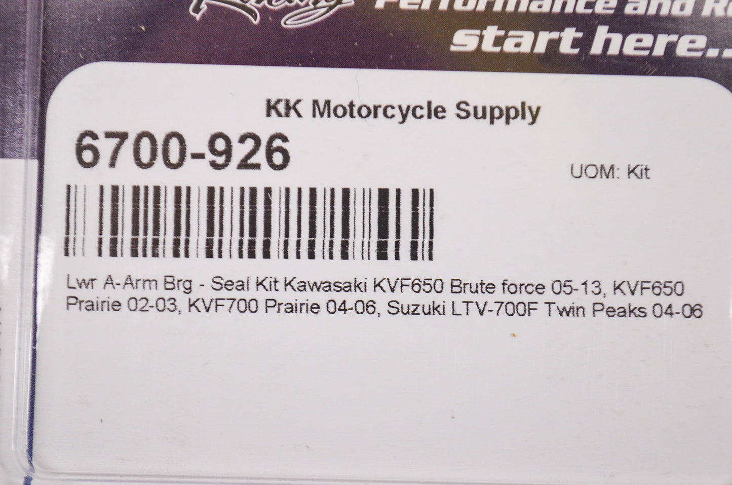 Lower A-Arm Bearing Seal Kit NOS