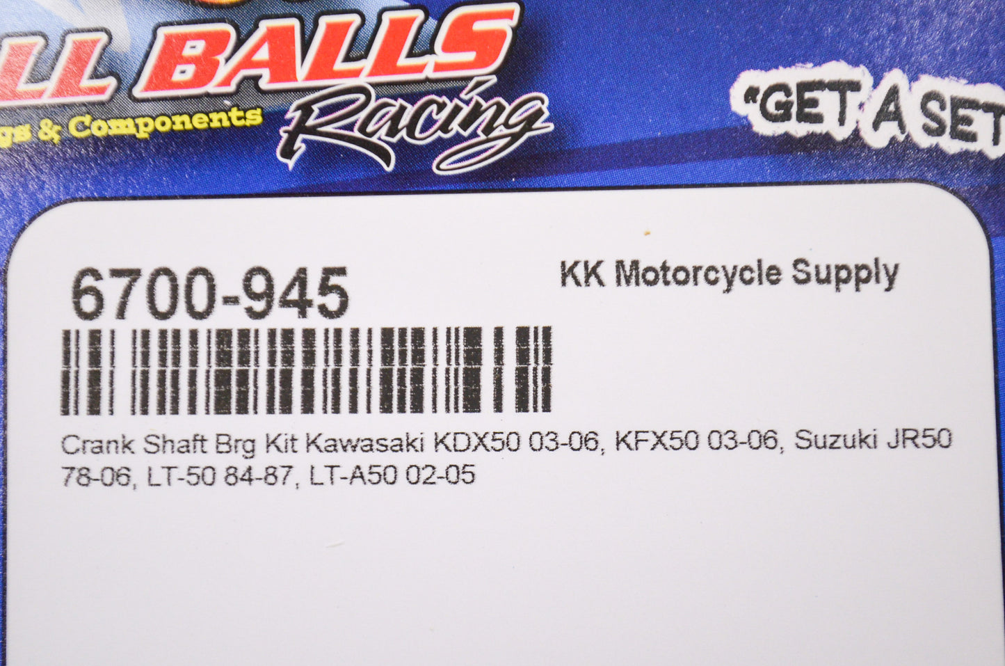Crank Shaft Bearing Kit NOS