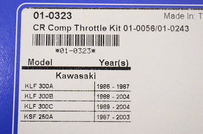 Motion Pro 01-0323, 7800-062 CR Comp Throttle Kit NOS