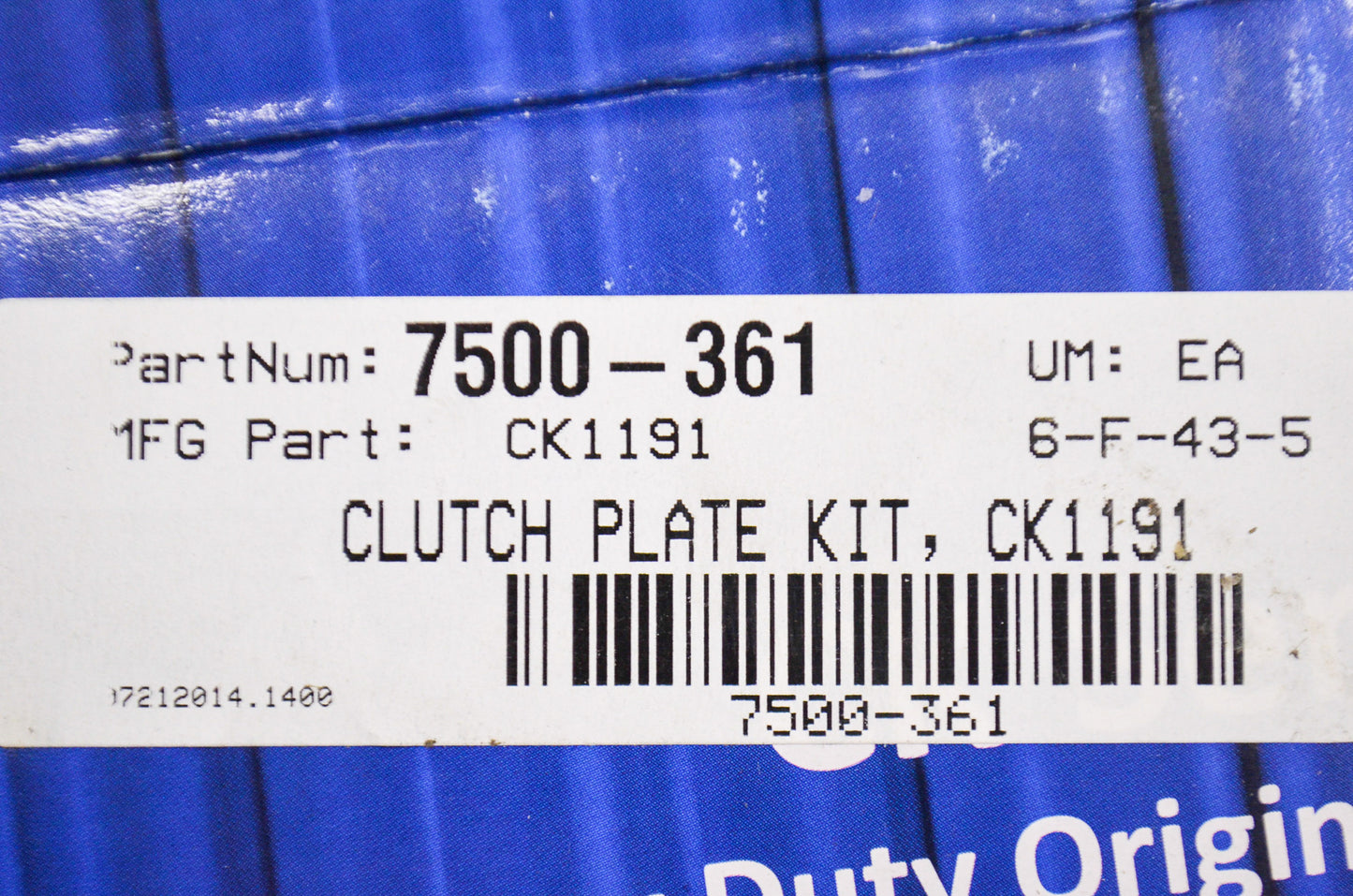 New EBC Clutch Plate Kit NOS