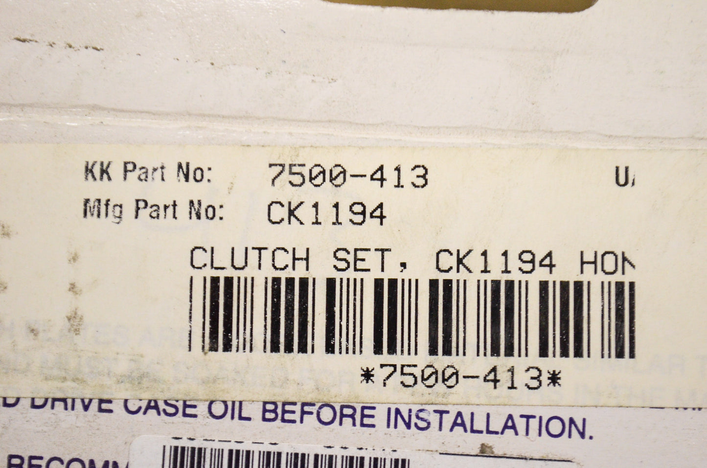 Clutch Plate Kit NOS