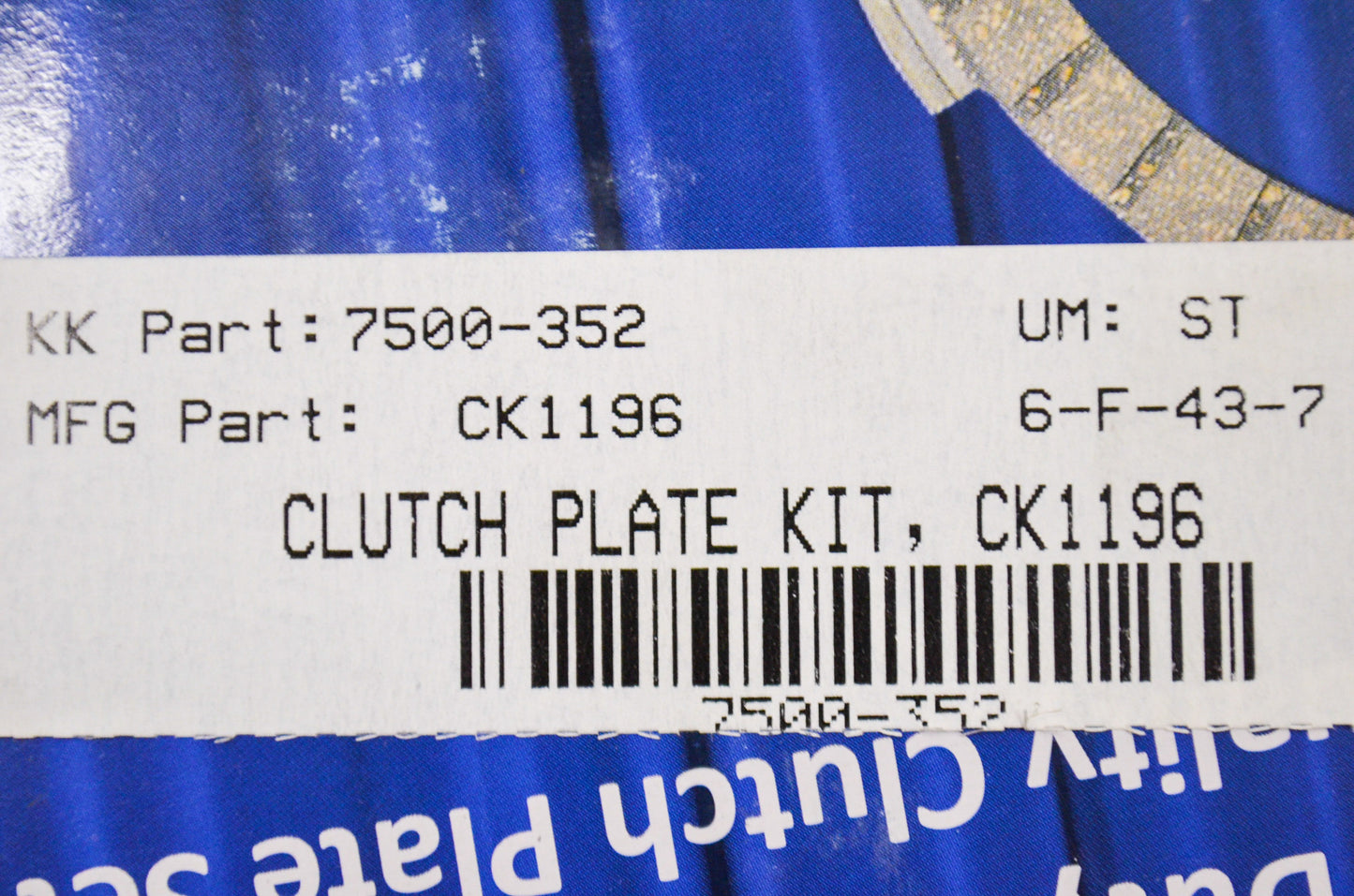 New EBC Clutch Plate Kit NOS
