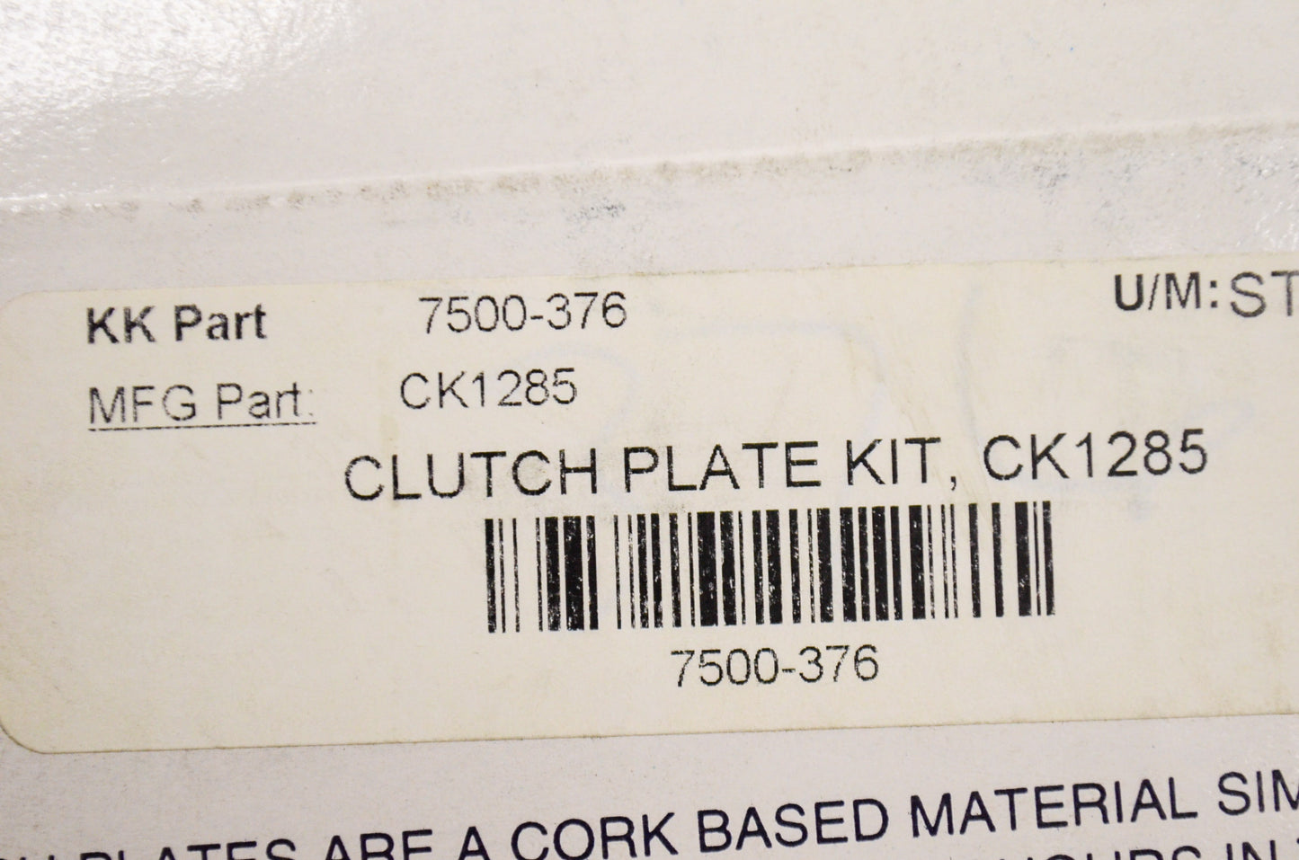 EBC CK1285 Clutch Plate Kit NOS