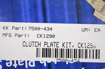 EBC CK1290, 7500-434 Clutch Plate Kit NOS